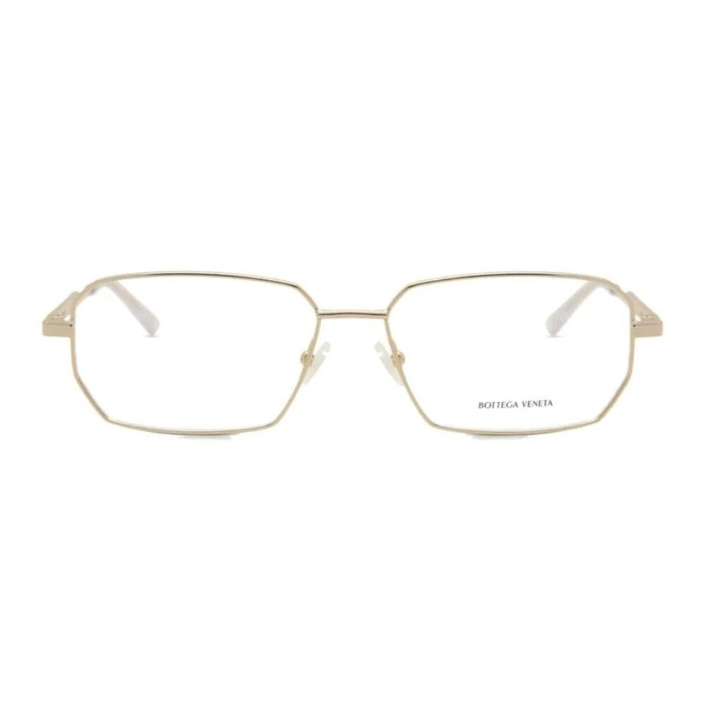 NEW  BOTTEGA VENETA EYEGLASSES GOLD UNISEX EYEWEAR BOTTEGA VENETA BV1073O 002